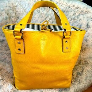 Kate spade yellow leather bag